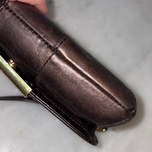 Coach Purse Bag Handbag Kristin Leather Clutch Wristlet Mini Bag Pocketbook - Picture 10 of 16